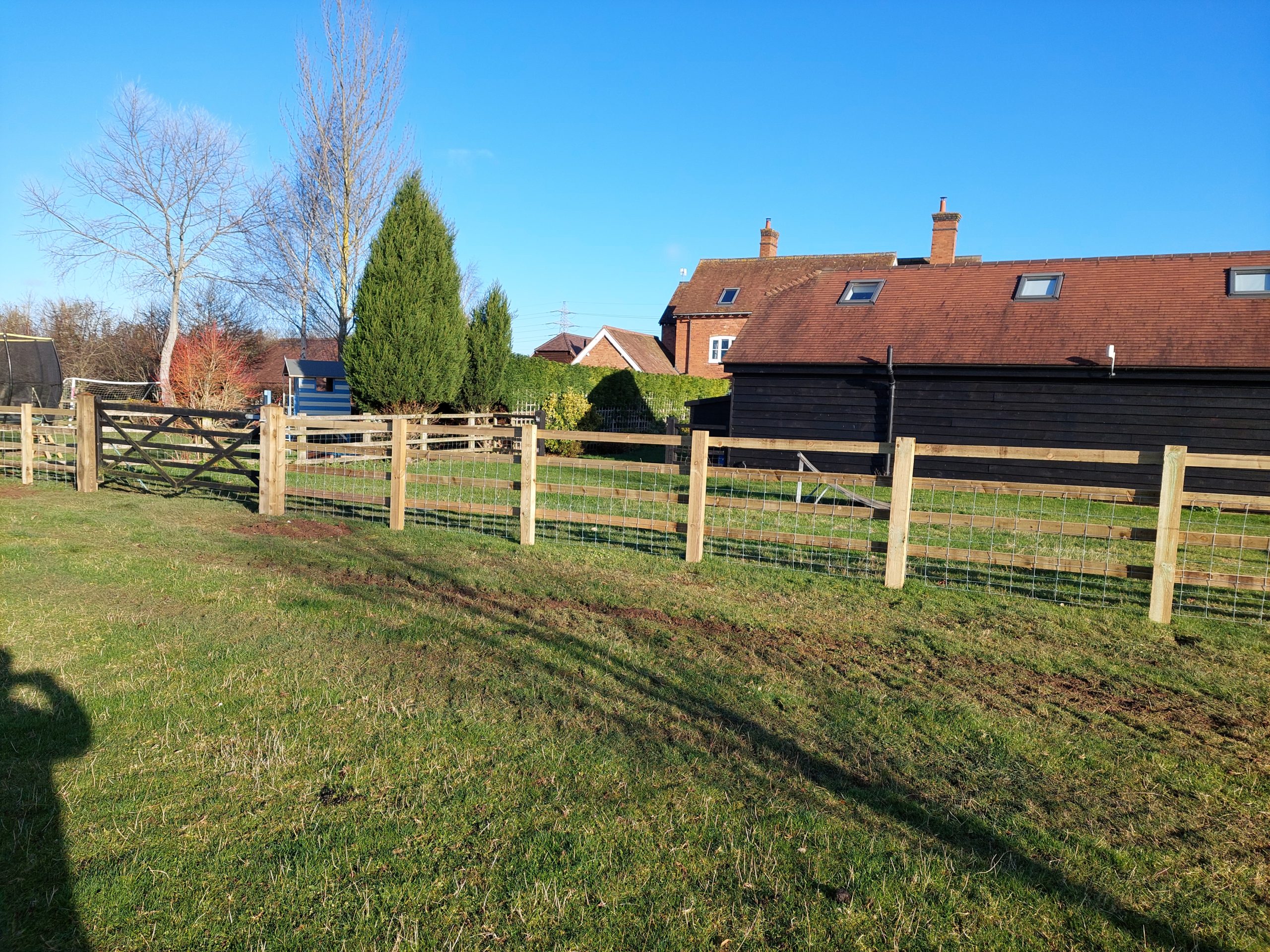 Post & rail, rural